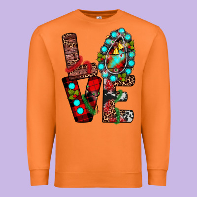 Christmas Love Premium Sweatshirt Designed By Jahusdesignshop