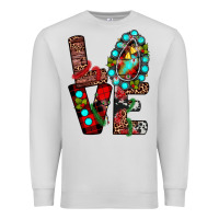 Dove Grey christmas love Premium Sweatshirt - JahusDesignShop