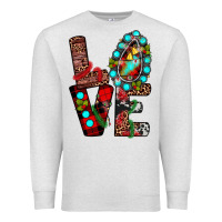 Oatmeal Heather christmas love Premium Sweatshirt - JahusDesignShop