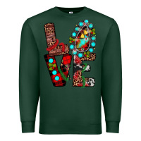 Sports Green christmas love Premium Sweatshirt - JahusDesignShop