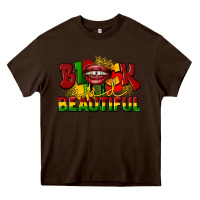 Chocolate Brown black and beautiful Heavy Core Tee - CowGirlArtShop