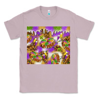 Lilac Mardi Gras with king cake tumbler Classic Tee - HowdyJamesFarm
