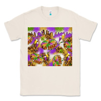 Natural Mardi Gras with king cake tumbler Classic Tee - HowdyJamesFarm