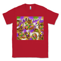 Red Mardi Gras with king cake tumbler Classic Tee - HowdyJamesFarm