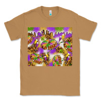 Toasted Coconut Mardi Gras with king cake tumbler Classic Tee - HowdyJamesFarm