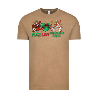 Vintage Coffee peace love christmas cakes bbs Vintage Tee - BundleAndBundleShop