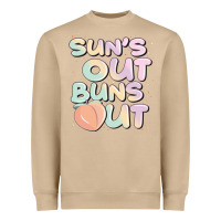 Mushroom sun's out buns out Heavyweight Sweatshirt - JahusDesignShop