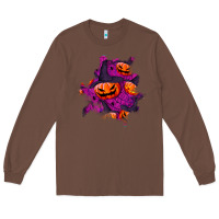 Chestnut halloween pumpkin patch  3 Long Sleeve Tee - BundleAndBundleShop