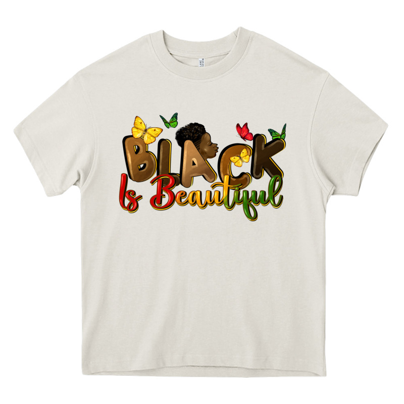 Black Is Beautiful Heavy Core Tee by CowGirlArtShop | Teevron