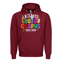 Burgundy last days auto graphs Zipper Hoodie - JahusDesignShop