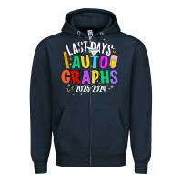 Navy last days auto graphs Zipper Hoodie - JahusDesignShop