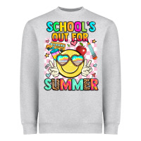 Heather Grey school's out for summer Heavyweight Sweatshirt - JahusDesignShop