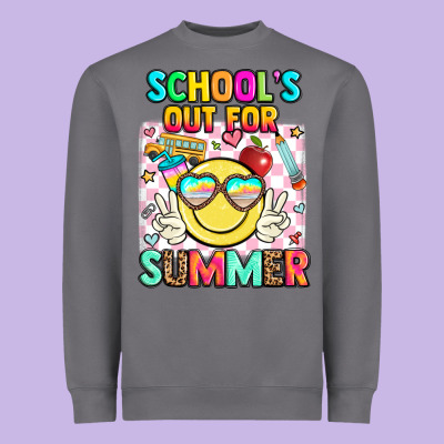 School's Out For Summer Heavyweight Sweatshirt Designed By Jahusdesignshop