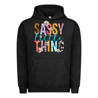 Pigment Black sassy little thing Urban Hoodie - RanaPortraitStore