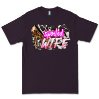 Plum Spoiled wife Mother's Day Premium Tee - HowdyJamesFarm