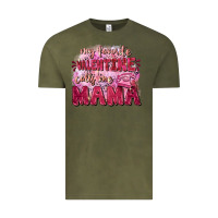Vintage Olive My favorite calls me mama Mother's Day Vintage Tee - FaDigitalArtStudio