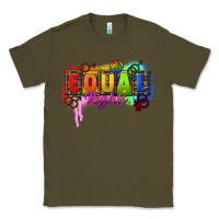 Army Green Equal rights Classic Tee - CowGirlArtShop