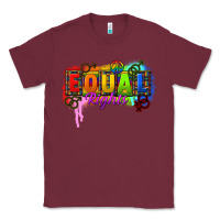 Burgundy Equal rights Classic Tee - CowGirlArtShop