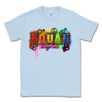 Dusty Blue Equal rights Classic Tee - CowGirlArtShop