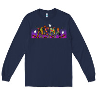 Navy halloween mama libbey glass Long Sleeve Tee - BundleAndBundleShop
