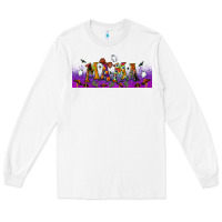 White halloween mama libbey glass Long Sleeve Tee - BundleAndBundleShop