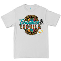 Dove Grey turquoise gemstone and taquila Premium Tee - RanaPortraitStore