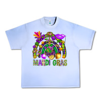 Grape Ice Mardi Gras Rainbow Urban Heavy Tee - BundleAndBundleShop