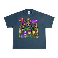 Midnight Navy Mardi Gras Rainbow Urban Heavy Tee - BundleAndBundleShop