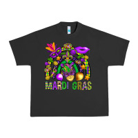 Pigment Black Mardi Gras Rainbow Urban Heavy Tee - BundleAndBundleShop