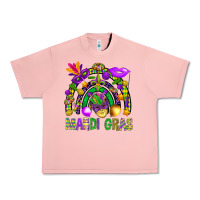 Salmon Mardi Gras Rainbow Urban Heavy Tee - BundleAndBundleShop