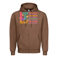 Chestnut it is okay to Zipper Hoodie - JahusDesignShop