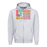 Heather Grey it is okay to Zipper Hoodie - JahusDesignShop