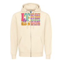 Sandshell it is okay to Zipper Hoodie - JahusDesignShop