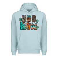 Blue Mist yee haw Premium Hoodie - RacoonDesign