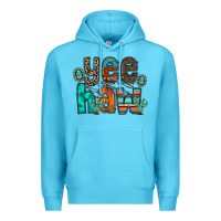 Ocean Blue yee haw Premium Hoodie - RacoonDesign