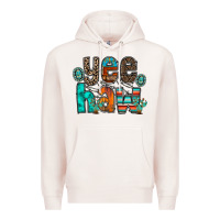 Pale Pink yee haw Premium Hoodie - RacoonDesign