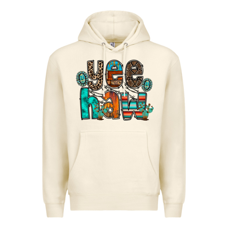 Yee Haw Premium Hoodie by RacoonDesign | Teevron
