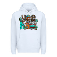 White yee haw Premium Hoodie - RacoonDesign