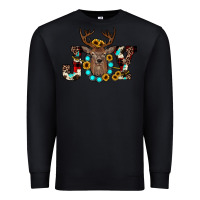 Black christmas joy Premium Sweatshirt - JahusDesignShop