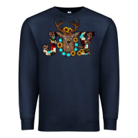 Navy christmas joy Premium Sweatshirt - JahusDesignShop