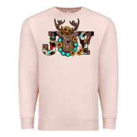 Pale Pink christmas joy Premium Sweatshirt - JahusDesignShop