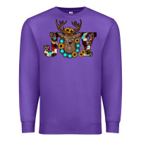Purple christmas joy Premium Sweatshirt - JahusDesignShop
