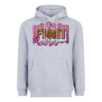 Heather Grey go fight win Heavyweight Hoodie - JahusDesignShop