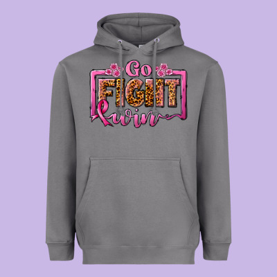 Go Fight Win Heavyweight Hoodie Designed By Jahusdesignshop
