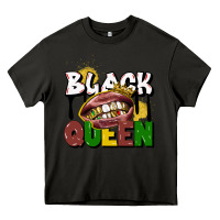 Asphalt black queen Heavy Core Tee - CowGirlArtShop