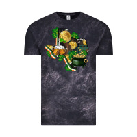 Cloud Black texas map st patricks day Vintage Tee - FaDigitalArtStudio