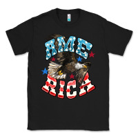 Black American Eagle Classic Tee - HowdyJamesFarm