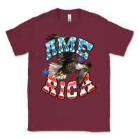 Burgundy American Eagle Classic Tee - HowdyJamesFarm