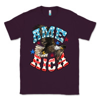 Plum American Eagle Classic Tee - HowdyJamesFarm