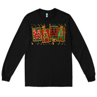 Black mama christmas Long Sleeve Tee - FaDigitalArtStudio